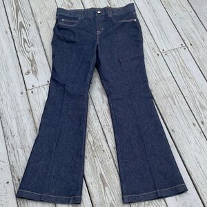 Spanx Dark Indigo Petite XL Flare jeans